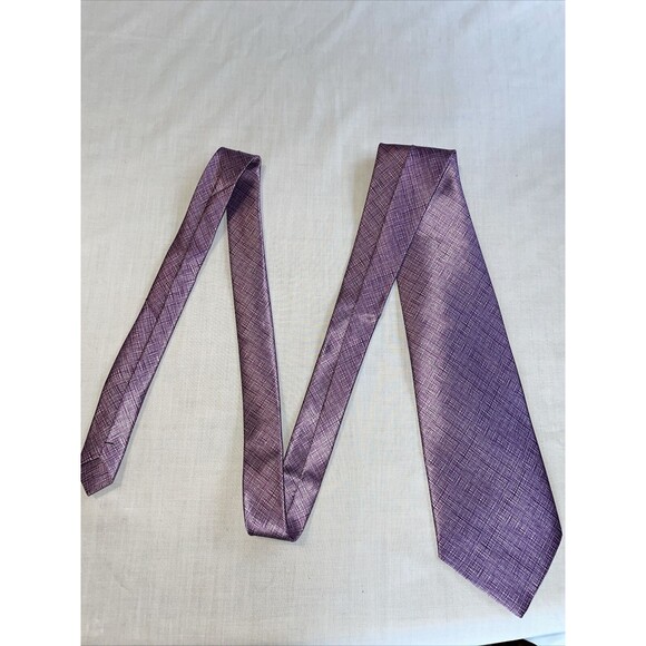 WangZhongWang Dress Tie Men’s Purple 100% Polyester Designer - Picture 1 of 12